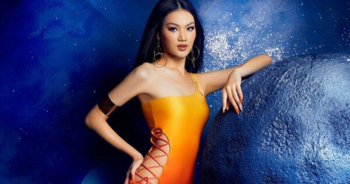 Nhan sắc cô gái cao 1,77 m là Á hậu 1 tại Hoa hậu Trái Đất Việt Nam