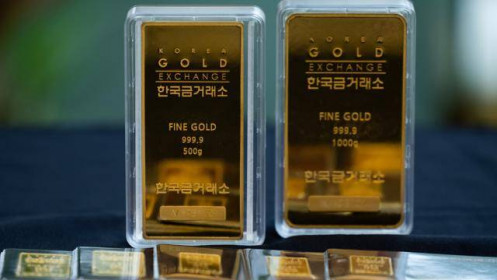 Giá vàng đuối sức, “cá mập” SPDR Gold Trust bán ròng trở lại