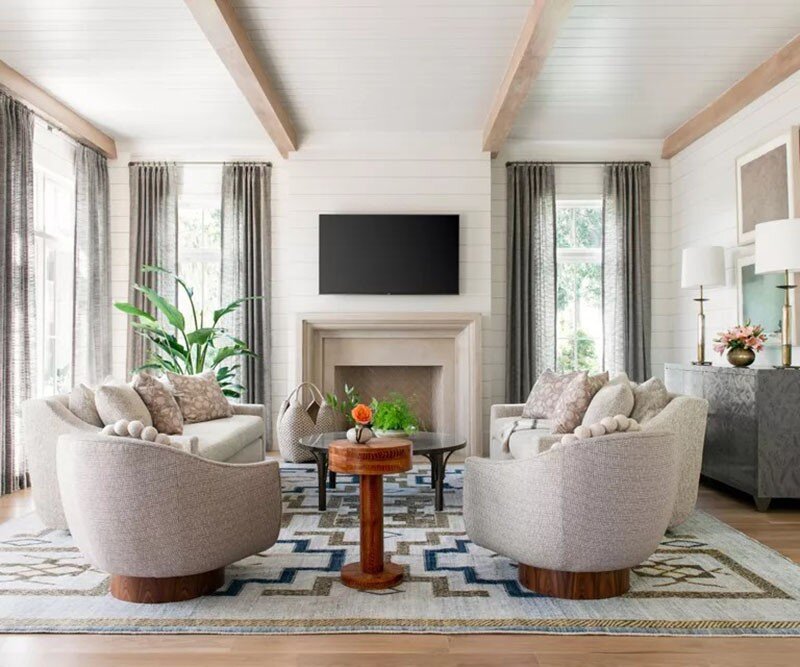 8 quy tắc thiết kế cải thiện đáng kể không gian phòng khách chật hẹp