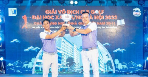 Hơn 200 golfer tranh tài tại giải vô địch CLB golf ĐH Xây dựng Hà Nội 2023