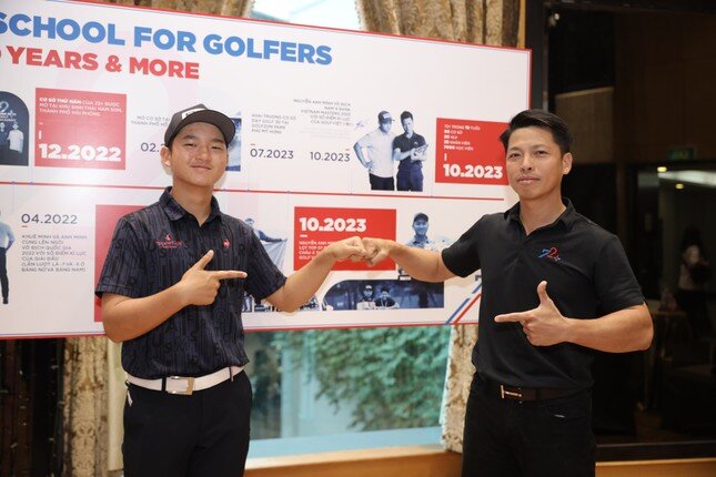 Nguyễn Anh Minh nhận học bổng golf trị giá 1,6 tỷ đồng
