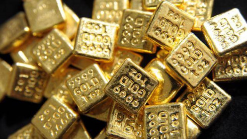 Giá vàng thế giới tiếp tục giảm, thấp hơn trong nước gần 15 triệu đồng/lượng