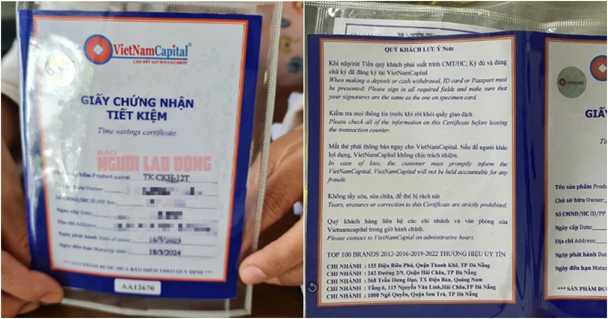 Công ty cầm đồ nhận tiền gửi tiết kiệm của người dân, NHNN chi nhánh Đà Nẵng ra khuyến cáo