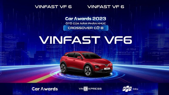 VF 6 đạt 'Xe của năm' phân khúc B-SUV: Xe điện đang được đánh giá đúng giá trị
