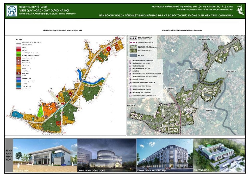 Chính thức công bố 9 quy hoạch phân khu đô thị tại Sơn Tây