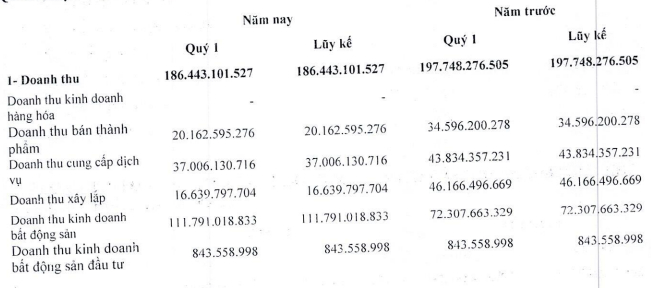 Hàng bán bị trả lại gần hết, DIG báo lỗ kỷ lục trong quý 1/2024