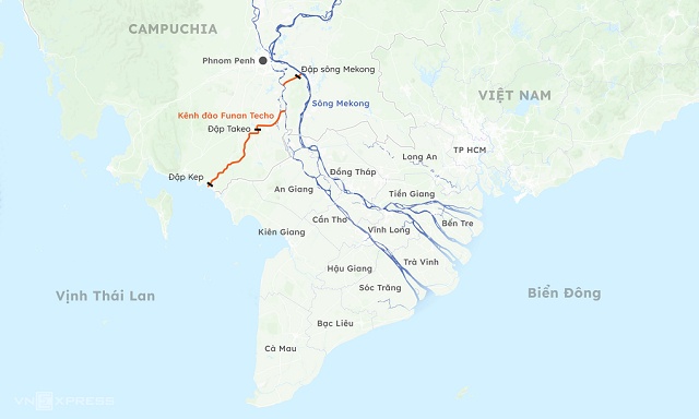 Việt Nam đề nghị Campuchia đánh giá đầy đủ tác động của dự án kênh đào Funan Techo