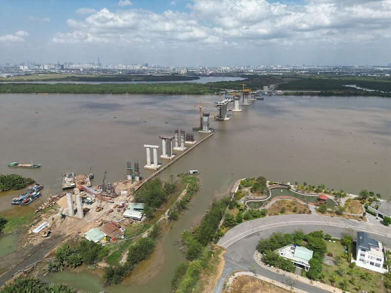 TIN VUI: Cây cầu duy nhất đang xây dựng nối Nhơn Trạch với TP.HCM về đích sớm