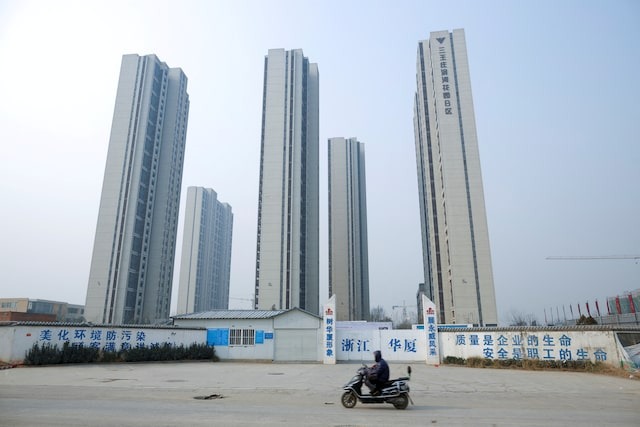 Giá nhà mới tại Trung Quốc giảm mạnh nhất 9 năm