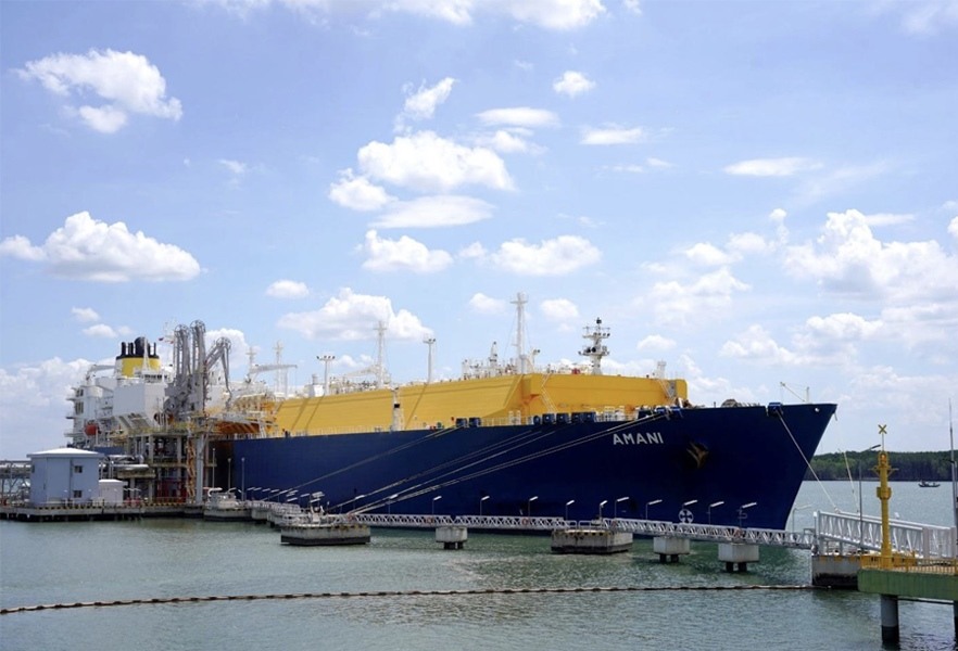 PV Gas đón chuyến tàu chở 70,000 tấn khí LNG về Việt Nam