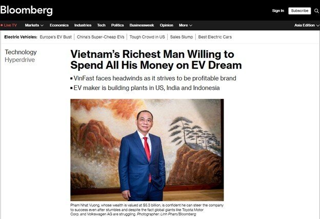 Ông Phạm Nhật Vượng khẳng định sẽ hỗ trợ tài chính VinFast ‘cho đến khi hết tiền’