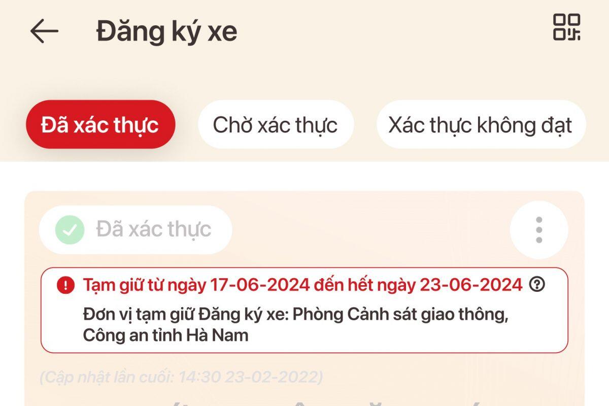 Người dân cần làm gì khi bị Cảnh sát Giao thông tước bằng trên VNeID?