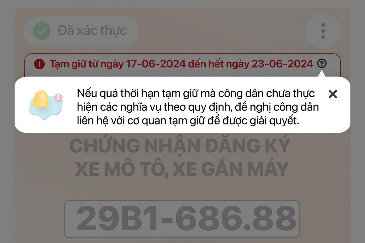 Người dân cần làm gì khi bị Cảnh sát Giao thông tước bằng trên VNeID?