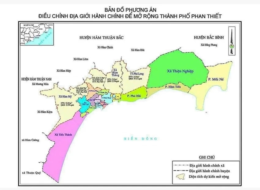 Bình Thuận muốn mở rộng TP. Phan Thiết