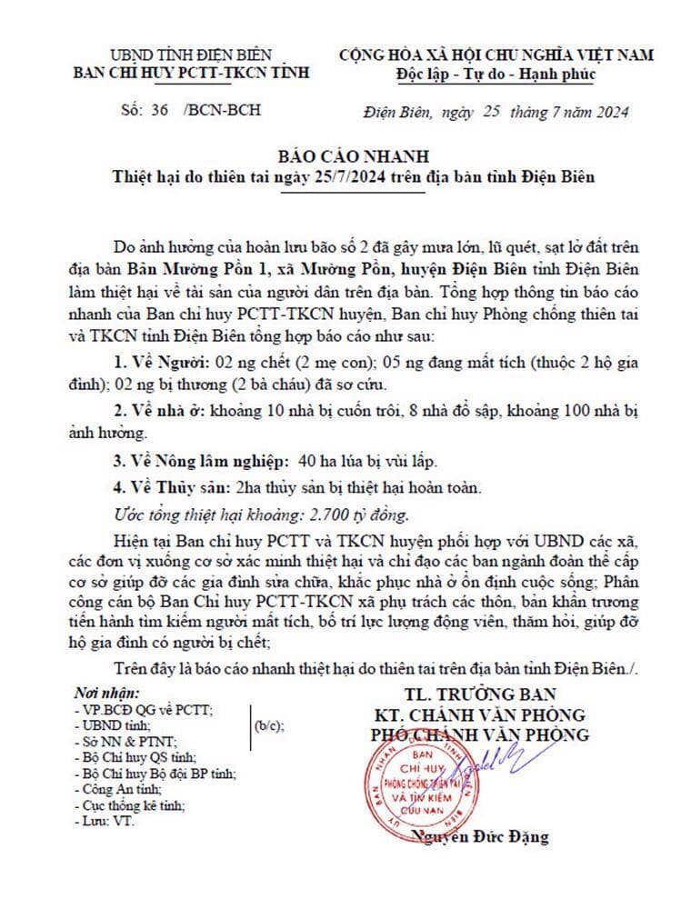 Một số khu vực tiếp tục có mưa to, hồ thủy điện Sơn La và Hòa Bình xả lũ, các địa phương tăng cường an toàn vùng hạ du