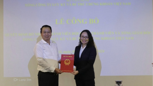 Tổng Công ty Lưu ký và Bù trừ Chứng khoán Việt Nam có tổng giám đốc mới