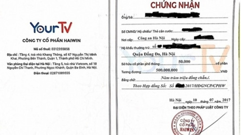 Tìm người liên quan đến vụ lừa đảo xảy ra tại Công ty cổ phần YourTV