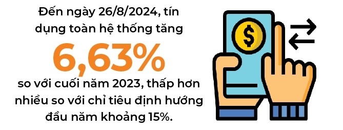 Tín dụng toàn hệ thống tăng 6,63%