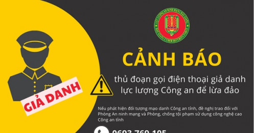 Cảnh báo hiện tượng mạo danh Phó Giám đốc Công an tỉnh Hậu Giang