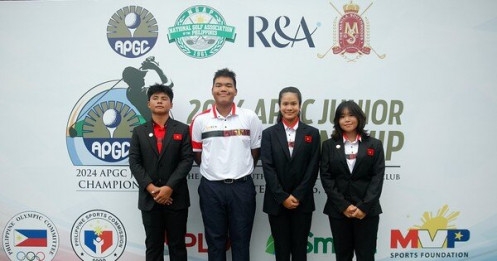 Đội tuyển golf Việt Nam tụt hạng tại APGC Junior Championship