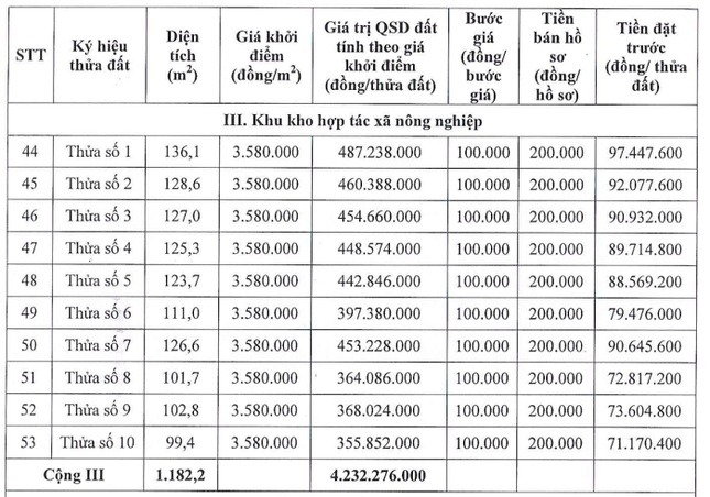 Huyện ngoại thành Hà Nội đấu giá hơn 100 lô đất