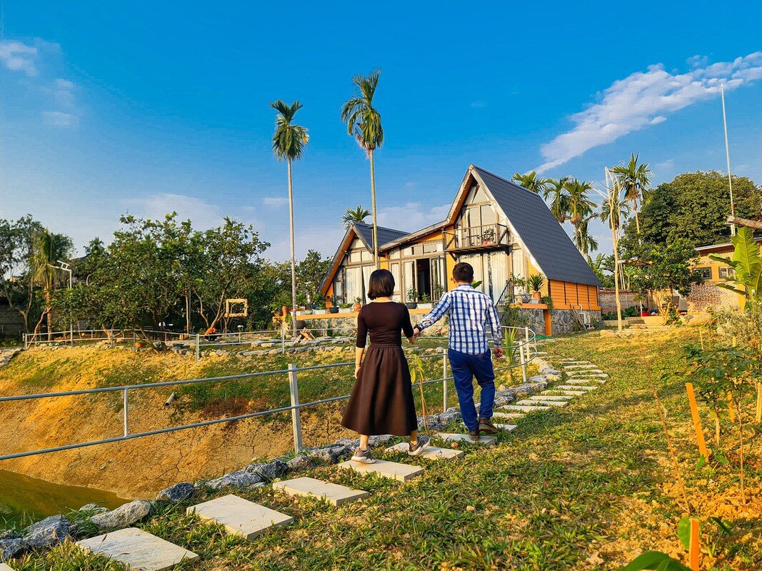 'Tậu' mảnh đất 1.500m2, làm nhà vườn đẹp mê ở ngoại ô