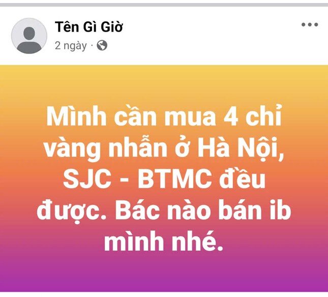 Lý do nhiều người kéo nhau lên ‘chợ mạng’ mua bán vàng