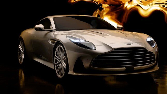 Siêu xe Aston Martin DB12 bản giới hạn với nội thất mạ vàng ảnh 2