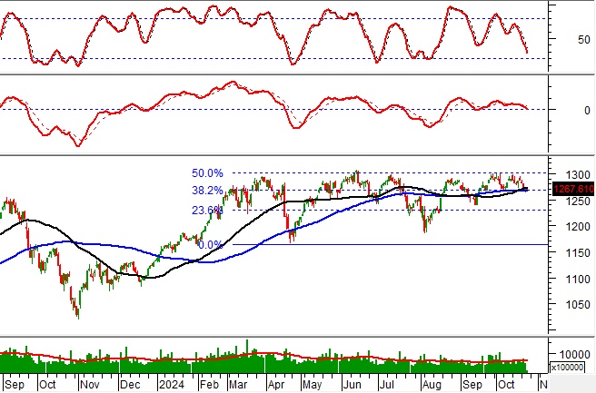 Phân tích kỹ thuật phiên chiều 24/10: Tâm lý thận trọng bao trùm thị trường