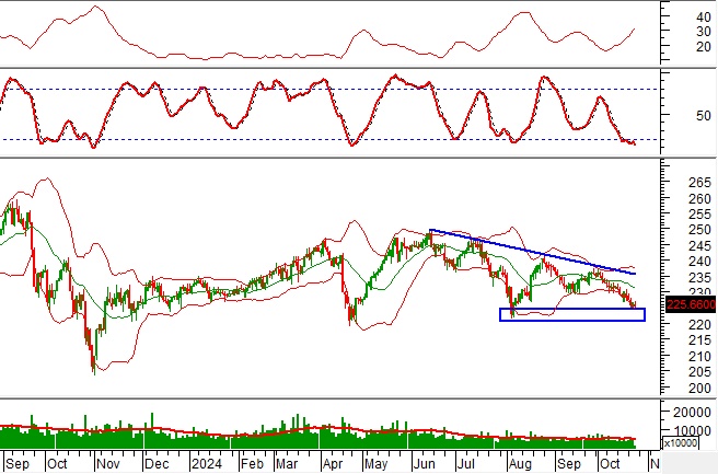 Phân tích kỹ thuật phiên chiều 24/10: Tâm lý thận trọng bao trùm thị trường