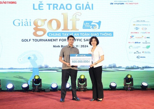 Golfer Hoàng Quân vô địch giải golf Chung tay vì ATGT năm 2024