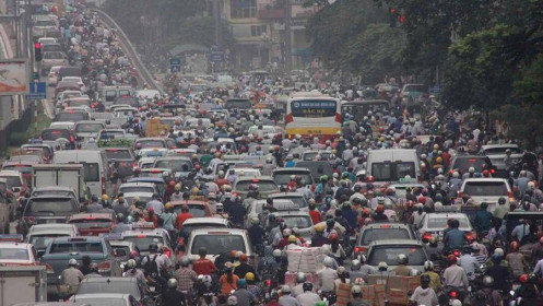 Lộ trình cấm, hạn chế các phương tiện giao thông gây ô nhiễm tại Hà Nội