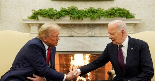 Ông Joe Biden gặp ông Donald Trump tại Nhà Trắng