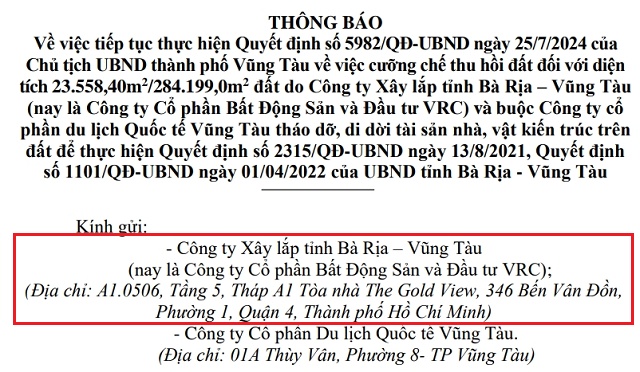 Lãnh đạo doanh nghiệp liên quan đến vụ thu hồi đất ở Bãi Sau Vũng Tàu ồ ạt từ nhiệm