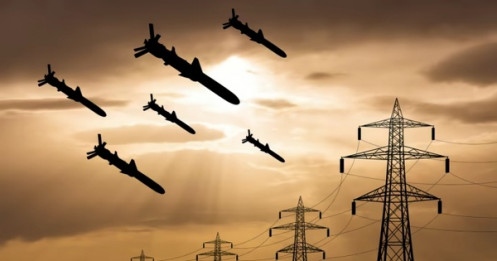 45 tên lửa hành trình Nga bay về phía Ukraine