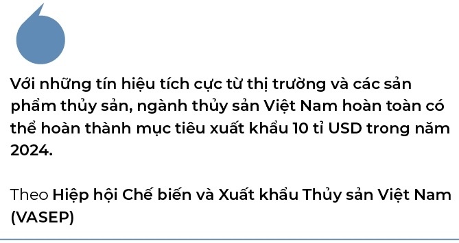 Xuất khẩu thủy sản Việt Nam tiếp cận mốc 10 tỉ USD