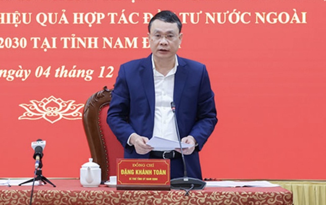 Nam Định có 165 dự án FDI, doanh nghiệp Trung Quốc nhiều nhất
