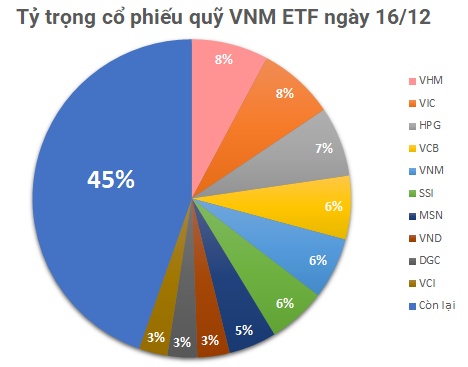 Quỹ ETF trăm triệu đô chỉ mua 1 mã cổ phiếu trong tuần công bố review danh mục