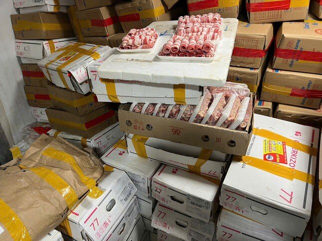 Cận cảnh 'kho' nầm, tràng, chân gà... không rõ nguồn gốc chuẩn bị đưa ra thị trường