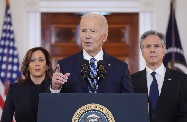 Tổng thống Biden và ông Trump đều nhận công kiến tạo thỏa thuận ngừng bắn Dải Gaza