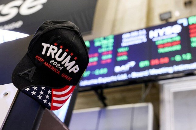 Cổ phiếu, bitcoin tăng mạnh ngày ông Trump nhậm chức Tổng thống Mỹ