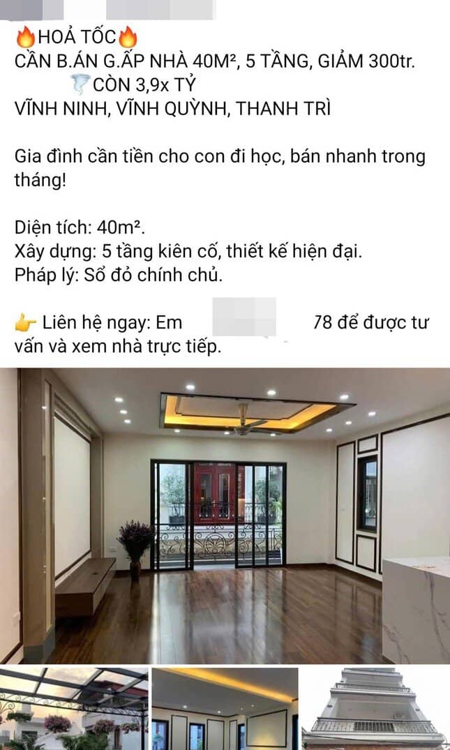 Môi giới vẫn miệt mài rao bán nhà đất ngày cuối năm