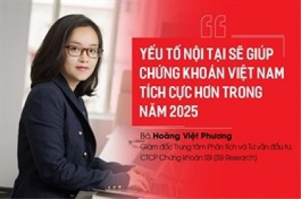 Bà Hoàng Việt Phương (SSI): Yếu tố nội tại sẽ giúp chứng khoán Việt Nam tích cực hơn trong năm 2025