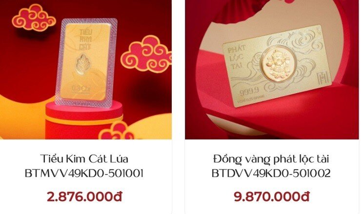 Giá vàng vía Thần Tài ép vỉ lên đến 99,5 triệu/lượng, đắt hơn cả vàng miếng