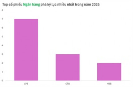 Hơn 90 cổ phiếu lập đỉnh thời đại đầu năm 2025