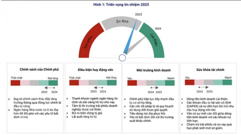 Khả năng vay và trả nợ của các doanh nghiệp ổn định trong năm 2025, song rủi ro vẫn còn ở nhóm bất động sản