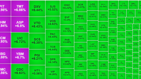 Cổ phiếu nhỏ tiếp tục bứt phá