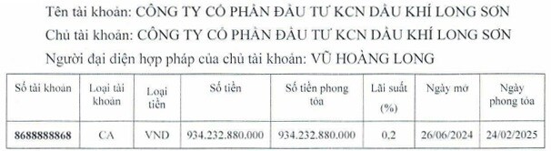 Dầu khí Long Sơn bán thành công toàn bộ 93 triệu cp riêng lẻ, tiền “tươi” đã về tài khoản