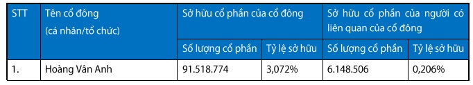 ACBS góp mặt vào danh sách cổ đông sở hữu trên 1% vốn VIB