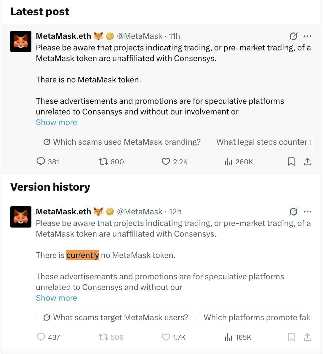 Sàn DEX LogX bị chỉ trích dữ dội vì niêm yết token MASK giả mạo MetaMask
